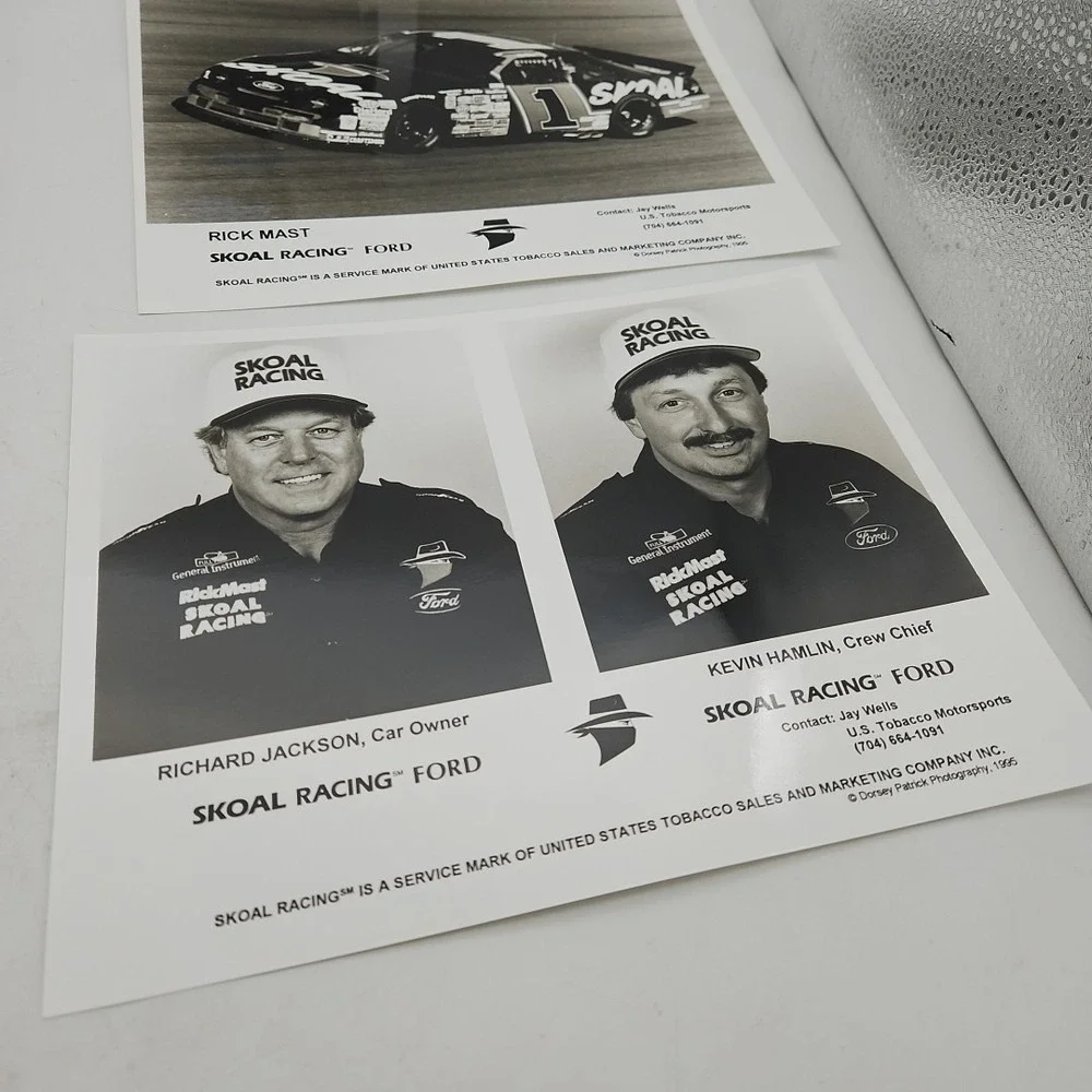 Vintage Nascar Press Kit Skoal Racing Rick Mast Media‎ Guide #1 1995